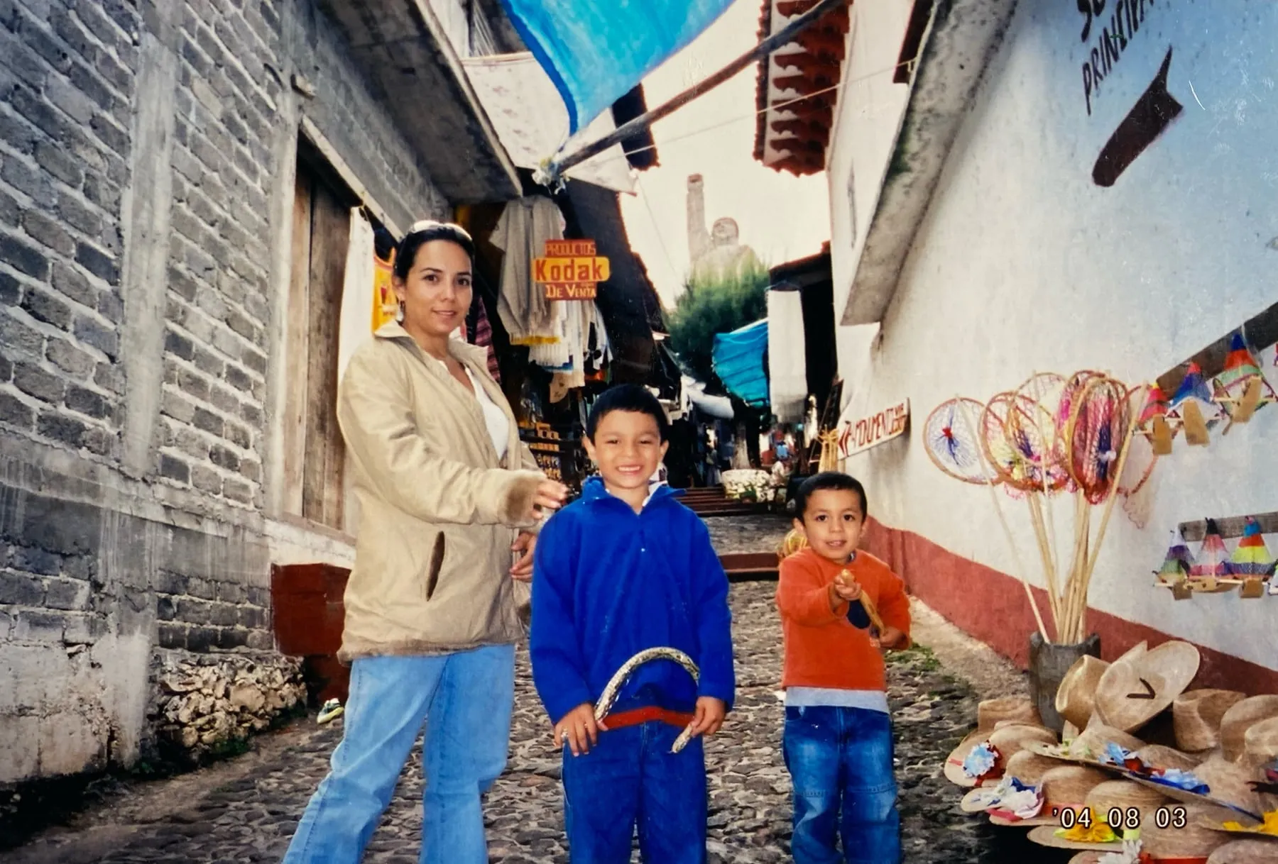 Una calle de Janitzio